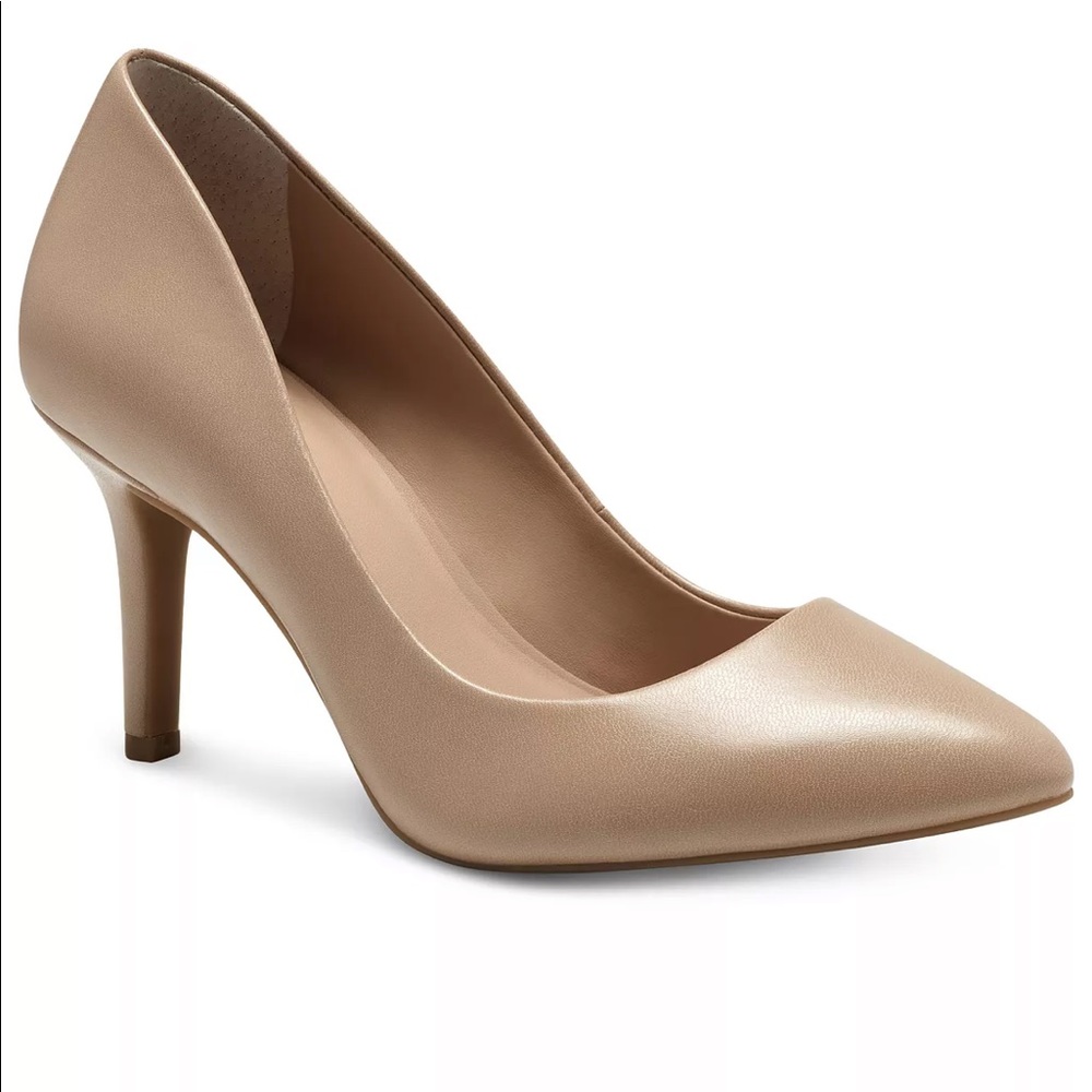 INC nude pumps